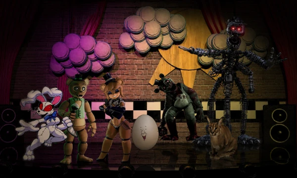 32 реальных фанатских игр по FNaF соревнуются друг с другом. Выбирай фаворита в каждой паре и определи игру, которая станет чемпионом турнира.