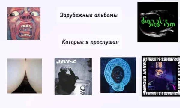 Я вернулся и теперь выкладываю свой новый тест. Выберите тот альбом, который по вашему мнению самый лучший. В описание я буду писать свою оценку, любимый и нелюбимый треки. И да, включайте VPN.