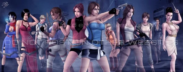 Выбери Любимую девушку из  Resident Evil