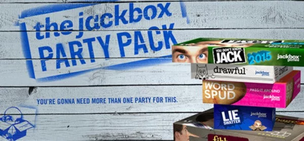 Выбери любую режим из всех частей Jackbox Party Pack. Здесь будут только переведённые игры и не будет игры "Мухи-врухи" потому что это худший режим.