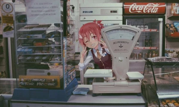 Арты в жанре "anime madskillz", сочетающие в себе реальность и персонажей из аниме.