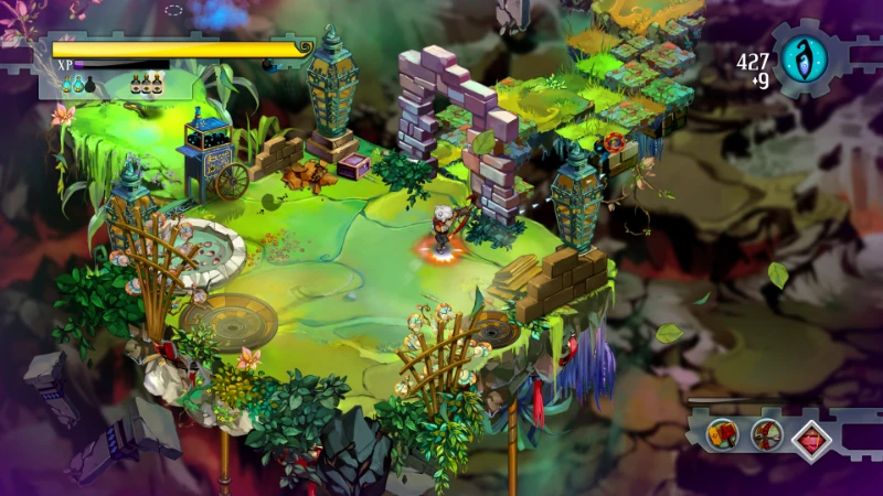 Вид геймплея Bastion Вид геймплея Bastion