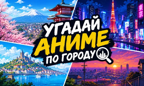 В этом тесте нужно угадать аниме по кадру из города. Удачи в прохождении! Если понравился тест ставьте лайк.