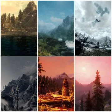 Выбери самый атмосферный и красивый скриншот из игры "The Elder Scrolls V: Skyrim". Надеюсь вам понравится!!!!!!