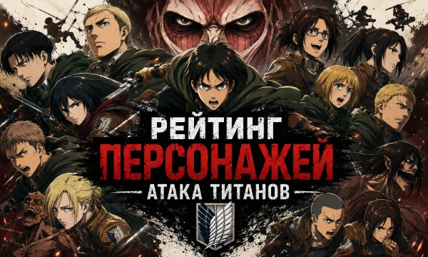Составь свой рейтинг персонажей Атаки титанов! Оцени главных героев, воинов, солдат и второстепенных персонажей и распредели их по категориям от лучших до худших