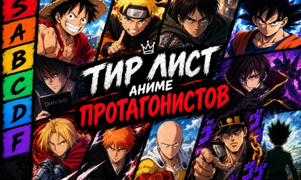 Составьте свой тир-лист протагонистов аниме по своему предпочтению. Если понравилось — подпишитесь и поставьте лайк!
