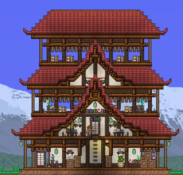 Terraria даёт возможность построить дом из очень разных, порой неожиданных материалов. Предлагаю вам выбрать лучший из несмешанных стилей