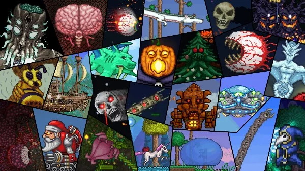 Выбери самого сильного босса из Terraria