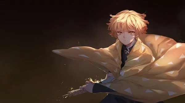 Арты С Agatsuma Zenitsu Из Аниме Клинок Рассекающий Демонов. Удачи.