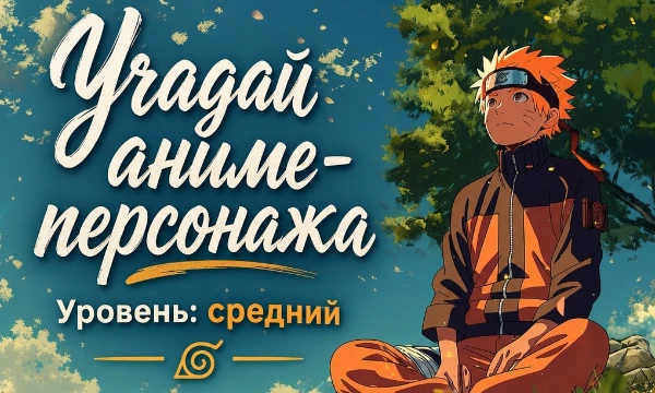 [Средне] Тебе предстоит угадать персонажа по моему коротком описанию, картинке и звуку, где прямо не будет указан угадываемый персонаж. Брал самые популярные тайтлы и относительно простых персонажей.