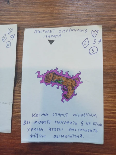 Оружия из настольной карточной игры оружия, её ещё не существует. Это тест из будущего! ЧАСТЬ 1
Не забывайте оставлять комментарии.