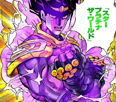 Узнайте какой есть сильнейший стенд в JoJo's Bizarre Adventure! от легендарной третьей части «Stardust Crusaders» до современной восьмой, «JoJolion».
(если описание неверное то сорри это нейронка)