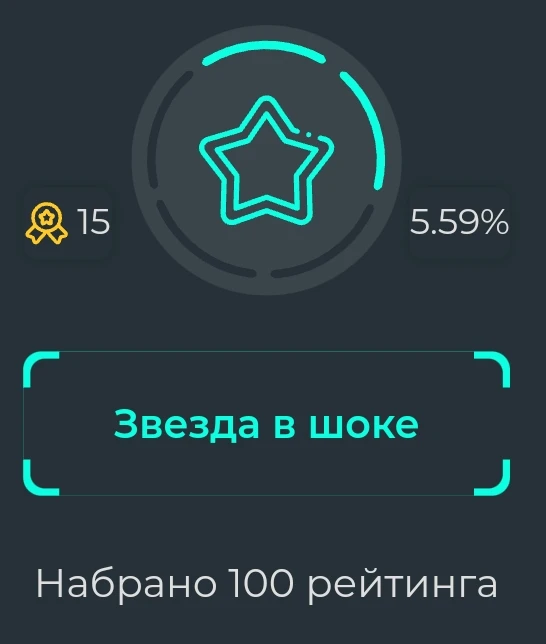 выдаётся за 100 рейтинга выдаётся за 100 рейтинга