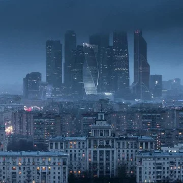 Москва очень красива....