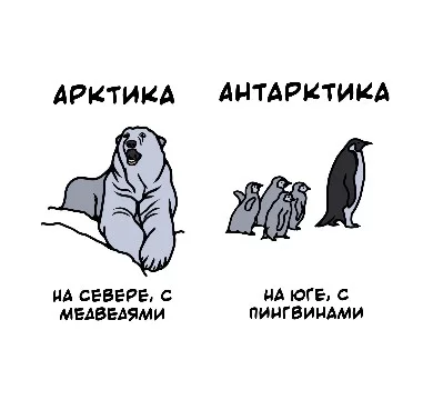 Третья часть турнира про то, что мы часто путаем. Выбирай тот вариант, который удивил тебя больше всего.