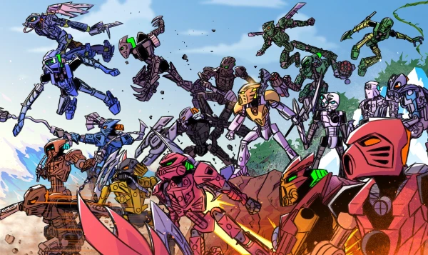 Собрание лучших и самых запоминающихся героев из мира Bionicle, — вам нужно выбрать лучшего.