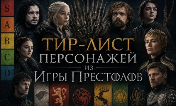 Игры Престолов, стал одним из самых культовых сериалов, с собственной фэнтези вселенной, бьющей многие рекорды, с ДОФИГИЩА персонажей. Поэтому предлагаю вам расставить самых популярных по тир-листу.