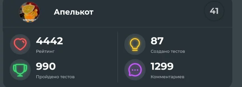 Итак, мы спустились на 7 позиций и тут у нас @@Апелькот@@,как же нам найти подсказку? Для начала обратим внимание на количество тестов у Апелькота, 87. По какой теме Апелькот делал много тестов? Правильно! Фнаф! Вы ведь помните, что одно из самых значимых событий во фнафе был укус 87? Сразу прослеживается связь! По некоторым теориям пицеррия Фредди Фазбера в реальной жизни находится в Австралии, а там всё вверх ногами, то-есть наоборот, это подсказка, ник Апелькот надо написать наоборот "Токьлепа", казалось бы хрень которая ни на что не намекает, но нет! Если учитывать то, что он делал тесты по игре 5 Ночей с Фредди, то цифра в названии это подсказка! В отзеркаленном нике 8 букв, отнимаем 5 как в подсказке, и раз мы делаем всё наоборот, то отнимаем последние 5 букв, и получаем слово "Ток" казалось бы тоже не особо примечательное слово, но оно намекает на то, что нам надо. С чем ассоциируется ток? Конечно же с молнией! Значит нам нужен последний тест с молнией. Итак, мы спустились на 7 позиций и тут у нас @@Апелькот@@,как же нам найти подсказку? Для начала обратим внимание на количество тестов у Апелькота, 87. По какой теме Апелькот делал много тестов? Правильно! Фнаф! Вы ведь помните, что одно из самых значимых событий во фнафе был укус 87? Сразу прослеживается связь! По некоторым теориям пицеррия Фредди Фазбера в реальной жизни находится в Австралии, а там всё вверх ногами, то-есть наоборот, это подсказка, ник Апелькот надо написать наоборот "Токьлепа", казалось бы хрень которая ни на что не намекает, но нет! Если учитывать то, что он делал тесты по игре 5 Ночей с Фредди, то цифра в названии это подсказка! В отзеркаленном нике 8 букв, отнимаем 5 как в подсказке, и раз мы делаем всё наоборот, то отнимаем последние 5 букв, и получаем слово "Ток" казалось бы тоже не особо примечательное слово, но оно намекает на то, что нам надо. С чем ассоциируется ток? Конечно же с молнией! Значит нам нужен последний тест с молнией. 