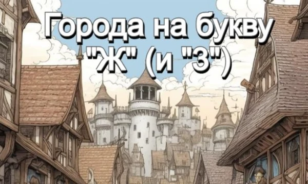На букву "Ж" довольно мало городов, поэтому решил добавить к ней "З". Выбирайте лучший город на ваш вкус. Удачи!