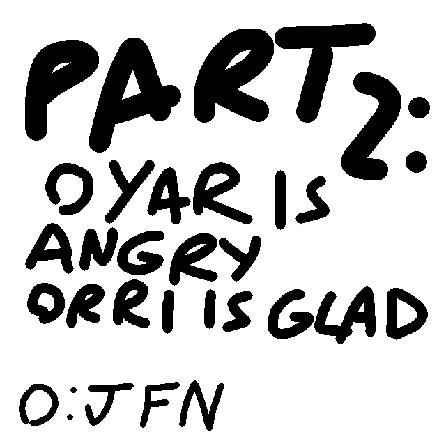 "Ояр — злой, Орри — рад" "Ояр — злой, Орри — рад"