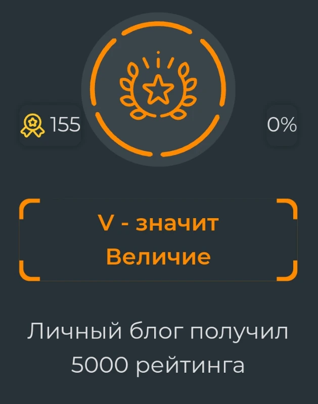 выдаётся за 5000 рейтинга в блоге выдаётся за 5000 рейтинга в блоге
