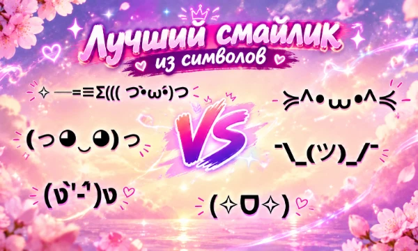 Что лучше это＼(°O°)／ или это ¯\_(ツ)_/¯  только тебе решать. Выбери лучший смайлик из символов.      
