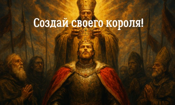 Наверняка многие из вас мечтали создать собственного короля, и теперь это реально! Выберите из множества настроек и примерьте на себе корону! 👑