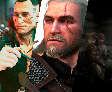 Выбери лучший из 3ех проектов: Cyberpunk 2077, The Witcher 3, Red Dead Redemption 2