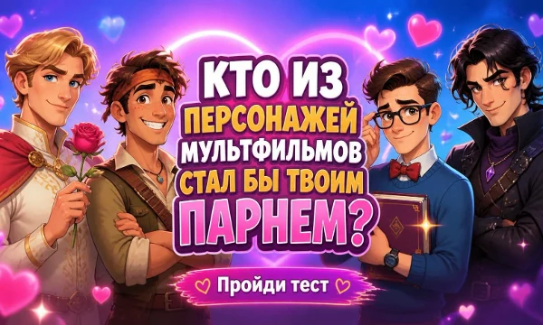˚.⋆১ ໒⋆.˚Я сделаю тест на тему «Кто из героинь мультфильмов стала бы твоей девушкой», если этот тест наберет лайки. ˚.⋆১ ໒⋆.˚