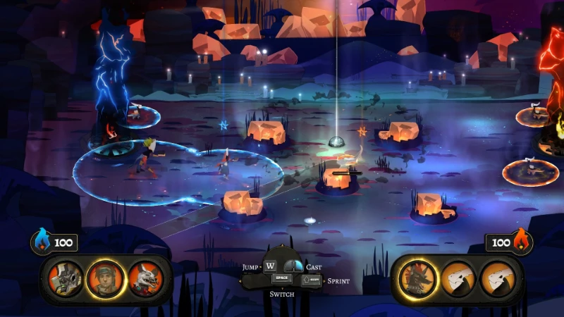 Одно из "Полей брани" Pyre Одно из "Полей брани" Pyre