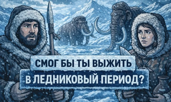 Ледниковый период стал очень тяжелым испытанием для нашего вида. С очень большим трудом мы смогли пережить холода, но смогли бы их пережить конкретно вы, окажись в ту эпоху?