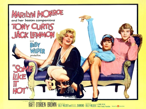 «В джазе только девушки» (англ. Some Like It Hot) музыкальная комедия режиссёра и продюсера Билли Уайлдера.  Пройдите тест по фильму и узнайте насколько хорошо его помните! Поехали?)