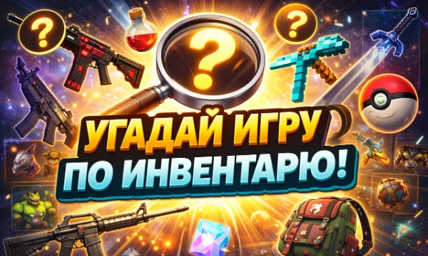 Попробуй угадать игру всего по одному взгляду на инвентарь. Оружие, зелья, редкие предметы и странные артефакты - хватит ли тебе геймерской интуиции, чтобы узнать культовый проект без подсказок?