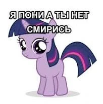 ты пробуешь стать пони. удачи!