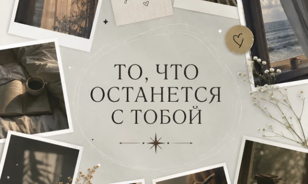 Некоторые вещи остаются с нами намного дольше, чем должны.
Постепенно выбирай то, к чему тебя тянет сильнее всего, пока не останется то, что тебе нравится больше всего.