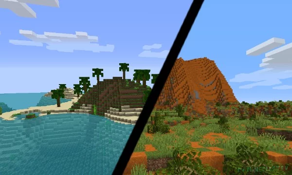 Биом (англ. Biome) — это территория, которая имеет свой уникальный климат. В Minecraft биомы отличаются между собой географическими особенностями, типом и окраской генерируемой растительности.