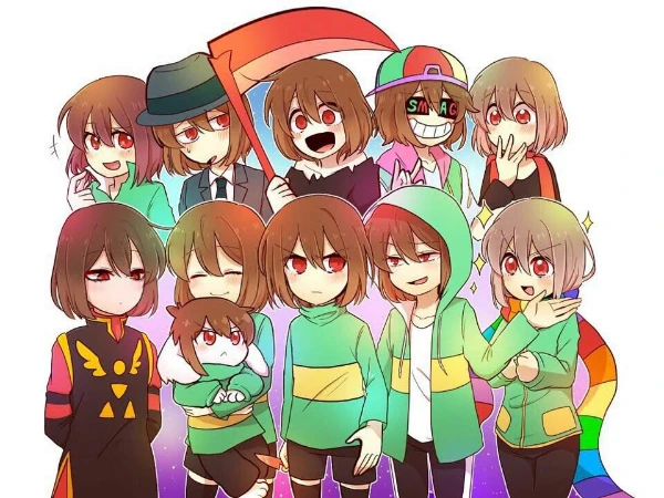 В фандоме Undertale существует бесчисленное количество вселенных со своими необычными персонажами. Сегодня я предлагаю вам выбрать лучшую версию Чары из найденных мною вселенных. Удачи с прохождением!