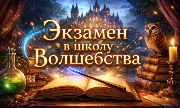 Проверьте свою логику и знание основ магии в экзаменационных вопросах. Здесь не поможет удача, только здравый смысл. Докажите, что вы достойны стать волшебником! ✨
