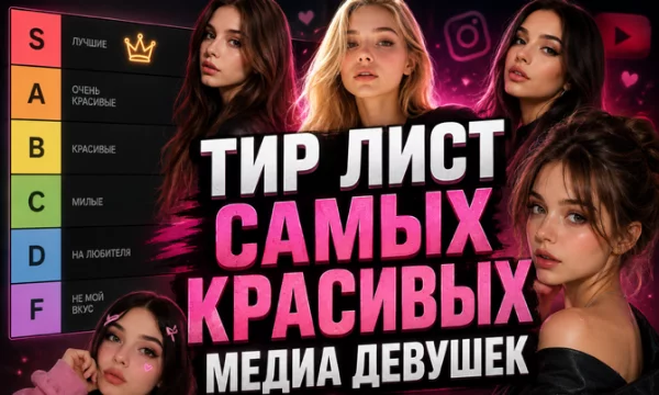 В этом тир листе представлены девушки из разных стран и разных видов деятельности. Составь тир лист из них.  Здесь порноактрисы, стримерши, блогерши и тиктокерши