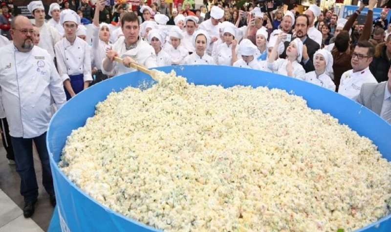 Вот столько надо оливье... Вот столько надо оливье...