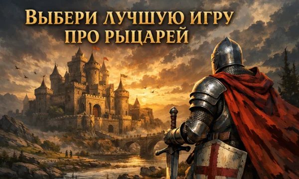 Выбери видеоигру с лучшими рыцарями, в тесте представлены как классическое средневековье, так и фэнтези-средневековье. От стратегических до экшен игр. 