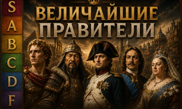 Распределите  правителей за всю историю человечества, оценивая их по всем аспектам: завоеваниям, законам, реформам и влиянию на историю.