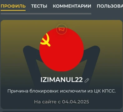 2025 год. Вы становитесь IZIMANUL22. Ваша цель, это НЕ ДЕЛАТЬ ТЕСТЫ!!!!