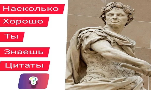 Знаменитые люди, кино-персонажи - многих из них растасканы на цитаты, крылатые выражения если угодно.  Проверьте себя, насколько вы сильны в цитатах. Приятного прохождения!