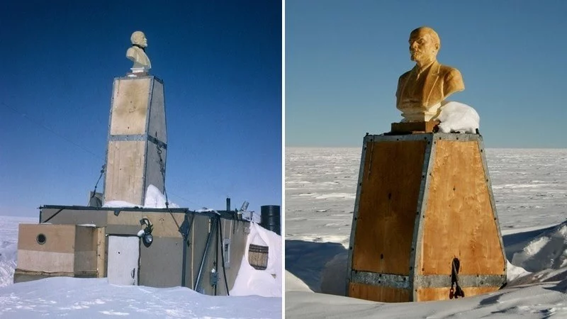 Ленин в антарктиде фото