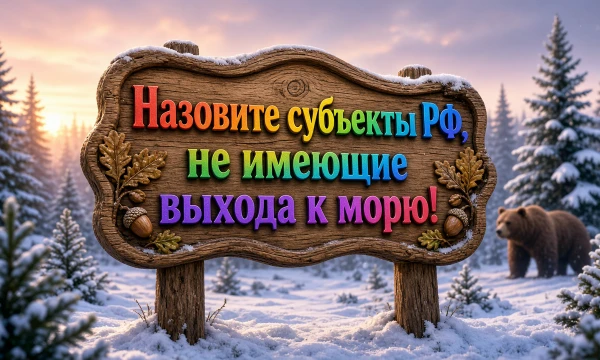 В Российской Федерации 89 субъектов. Сегодня предлагаю вам назвать все 66 субъектов, которые не имеют выхода к морю. Напомню, что Каспийское море — это озеро. Удачи!