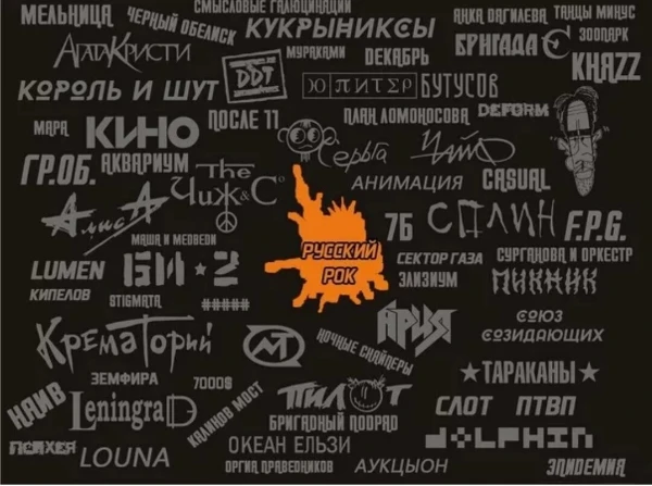 выбери лучшую рок группу 