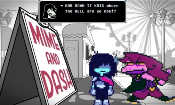 GODDAMNIT KRIS WHERE THE HELL ARE WE???. Угадайте игрулю по арту с мемными, главными героями из Deltarune, йоу.  GODDAMNIT KRIS WHERE THE HELL ARE WE???