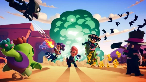 Brawl Stars (британское произношение: [bɹɔːl stɑːz]) — игра для мобильных устройств в жанре MOBA, разработанная и изданная компанией Supercell. Глобальный релиз состоялся 12 декабря 2018 года[2].