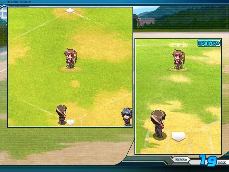 Вот вам еще один пример разнообразной механики в новелле, игра <<Little Busters>>. Казалось бы тоже обычная новелла, но нет! В ней вы сможете и понаблюдать за драками персонажей, и поиграть в бейсбол, и поработать на школьной кухне. И всё это имеет свои разные механики. Вот вам еще один пример разнообразной механики в новелле, игра <<Little Busters>>. Казалось бы тоже обычная новелла, но нет! В ней вы сможете и понаблюдать за драками персонажей, и поиграть в бейсбол, и поработать на школьной кухне. И всё это имеет свои разные механики.